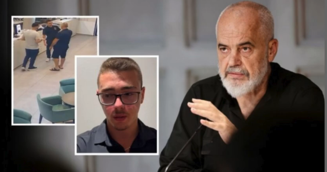 Edi Rama ka reaguar lidhur me dhunimin e një kamarieri në Vlorë, prej një efektivi policie.
