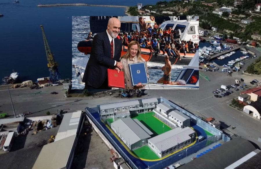 1 vit nga vendosja në funksion e kampit të emigrantëve në Gjadër e Shëngjin në kuadër të marrëveshjes mes Italisë dhe Shqipërisë