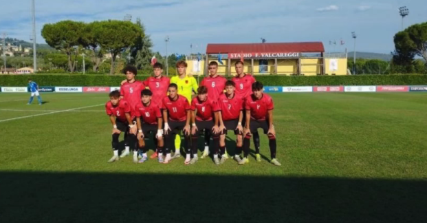 Kombëtarja shqiptare U-17 luajti pasditen e djeshme ndeshjen e parë miqësore kundër Italisë U-17