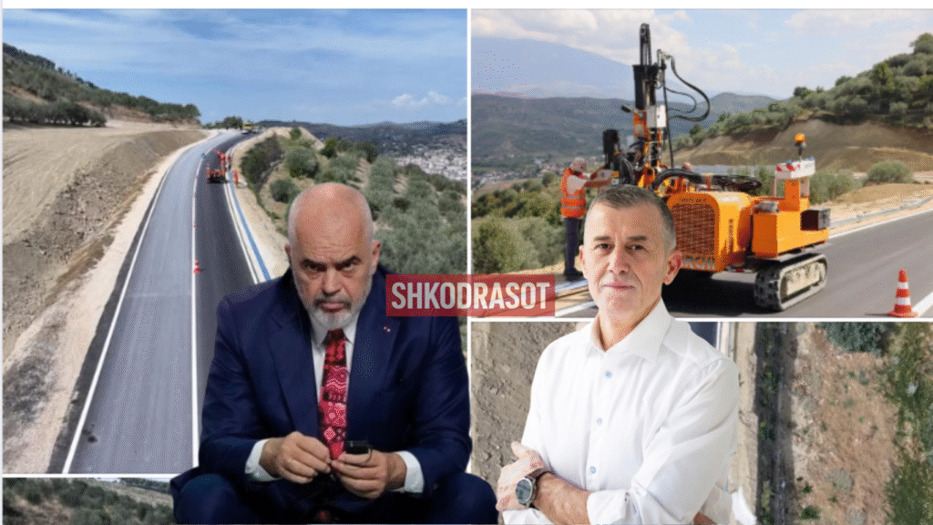 Rama promovon rrugen ne Bilçe, deputeti K.Hoti e ironizon: Bravo super investim per 1000 banore po Shkoder-Tirane me 300.000 ?