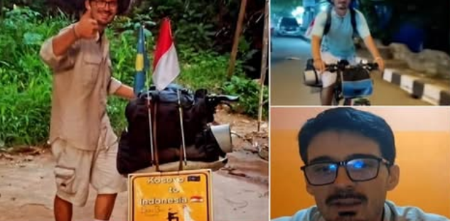 Udhëtoi 1 vit e 3 muaj me biçikletë për t’i propozuar vajzës që dashuronte, indonezianët nuk pranojnë shqiptarin për dhëndër