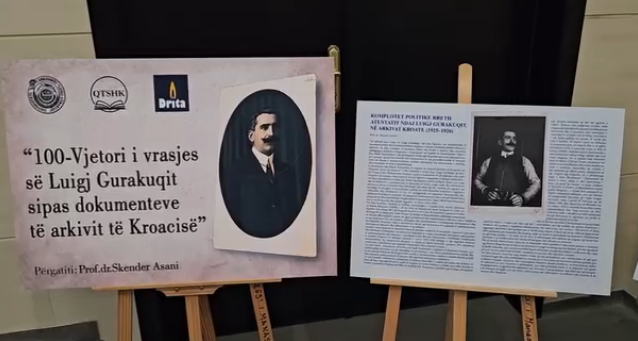 Universiteti “Luigj Gurakuqi” përkujton 100-vjetorin e vrasjes së atdhetarit me ekspozitë dokumentesh të rralla