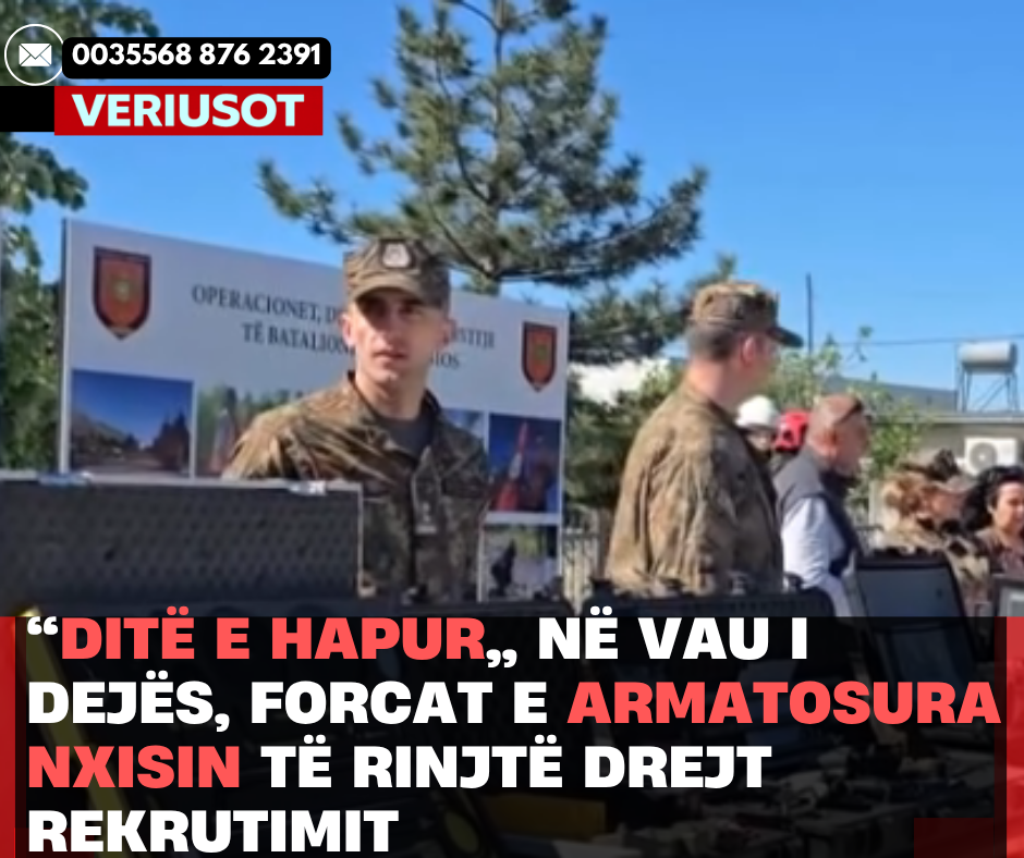 “Ditë e Hapur” në Vau i Dejës, Forcat e Armatosura nxisin të rinjtë drejt rekrutimit